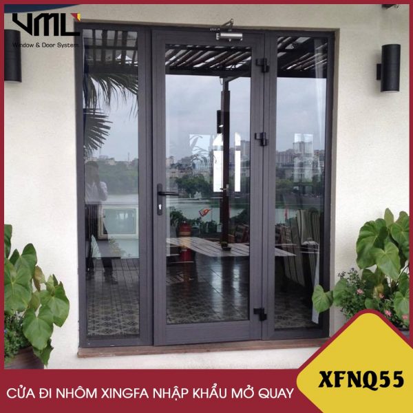 Cửa đi nhôm Xingfa mở quay